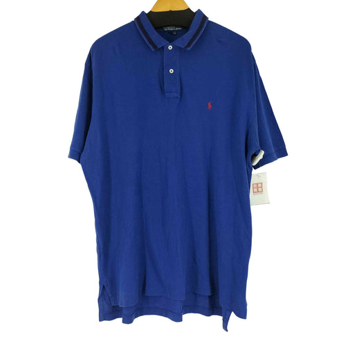 ポロバイラルフローレン Polo by RALPH LAUREN スモールポニー刺繍 S/S ポロシャツ メンズ import:XL